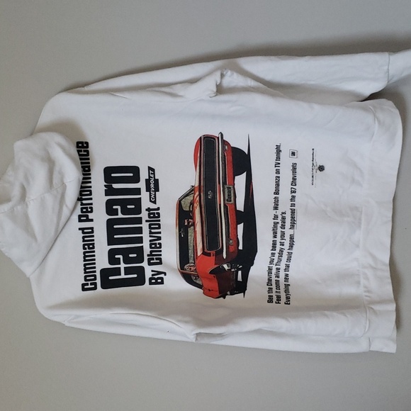 Old Navy Hoodie Mens XL Chevrolet CAMARO 1967 Muscle Car Graphic - Picture 4 of 8
